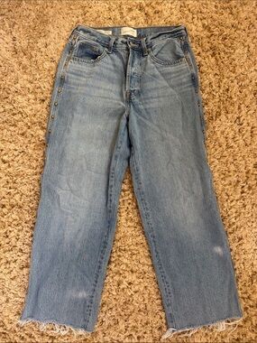Light Blue Stud-Trim Women’s Jeans